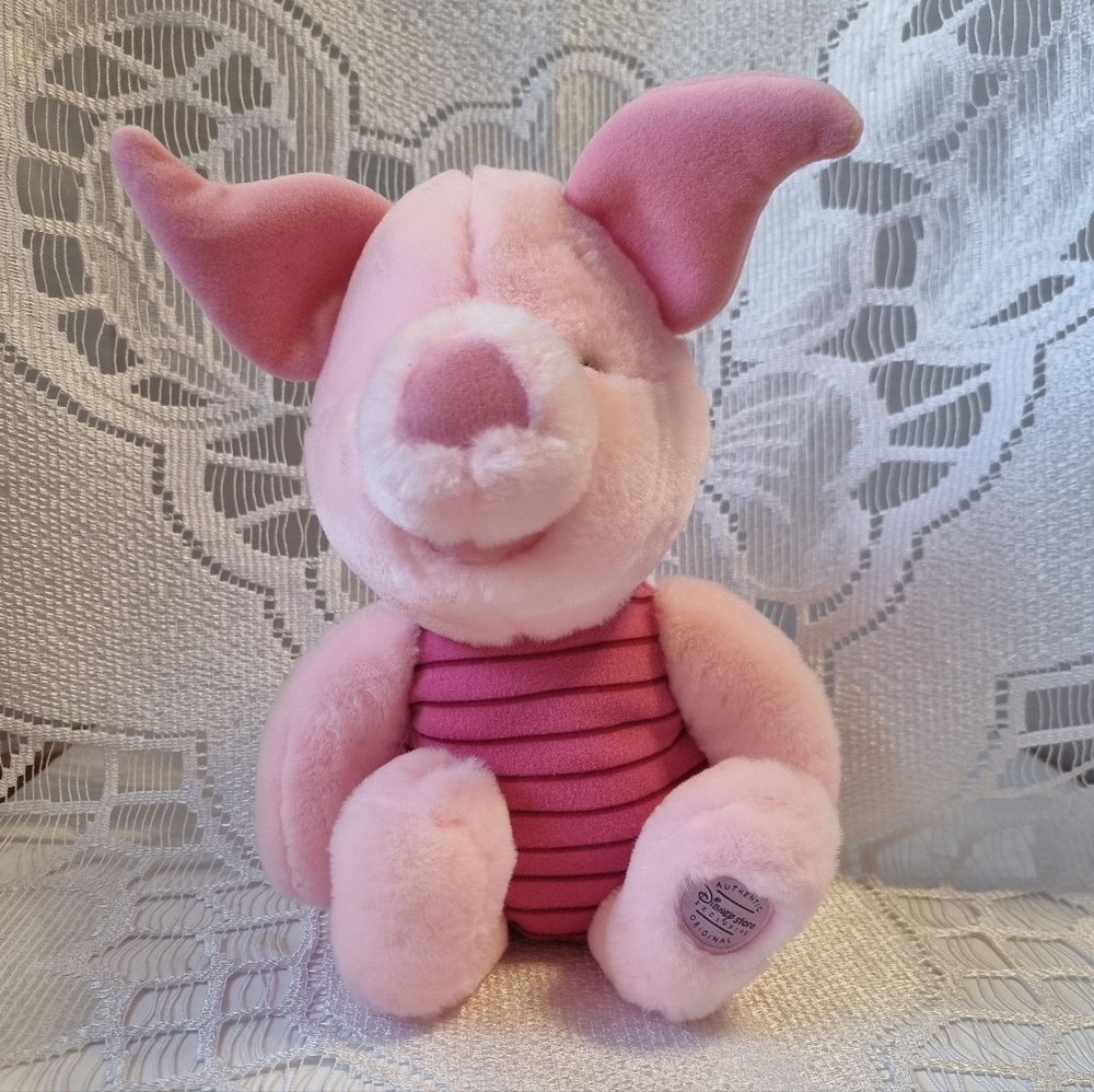 Disney Store Exclusive 14 Inch Pink Piglet Plushie Winnie The Pooh